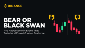 Read more about the article Is It a Bear or a Black Swan? Five Macroeconomic Events That Tested – and Proved – Crypto’s Resilience